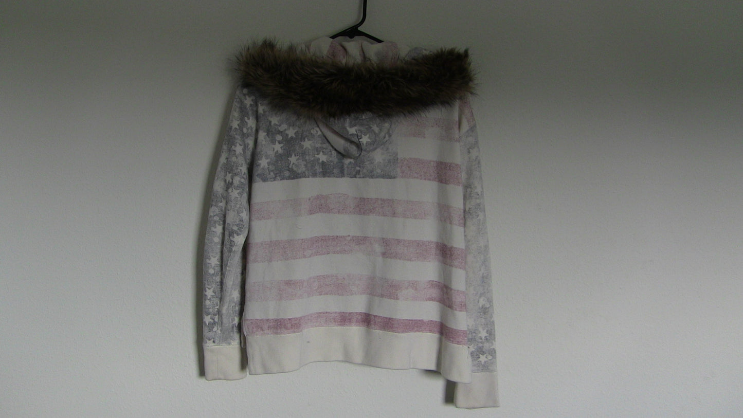 THE FLAG - Fur Zipup Hoodie