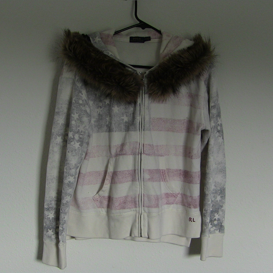 THE FLAG - Fur Zipup Hoodie